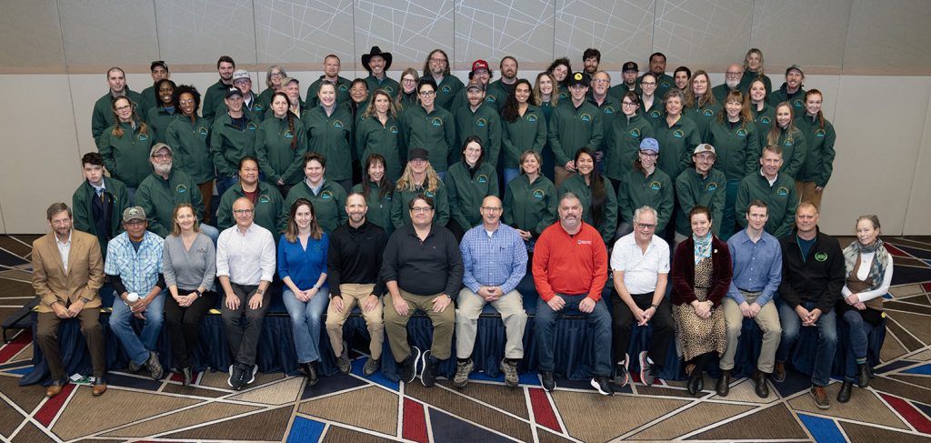 Group photo of Class of 2023 ambassadors and instructors.